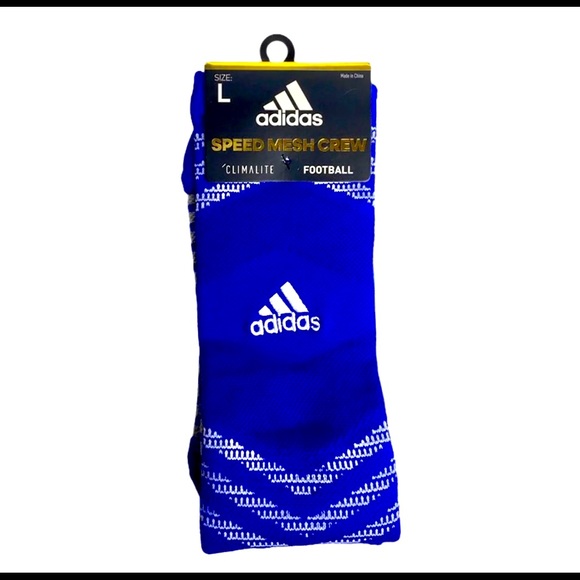 NWT Men’s Adidas Speed Mesh Crew Football Socks - Picture 11 of 12